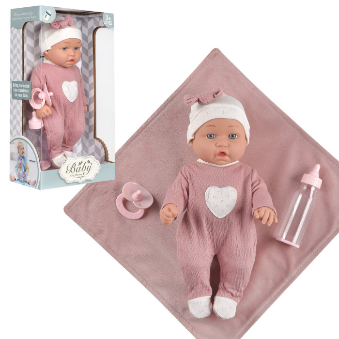 Куклы и одежда для кукол Junfa Пупс Baby So Funny 30 см пупс с соской и аксессуарами кукла пупсик