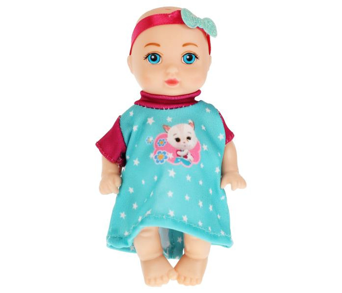 Куклы и одежда для кукол Карапуз Пупс неозвученный Кошечки - Собачки 12 см куклы и одежда для кукол карапуз пупс неозвученный малышарики 12см