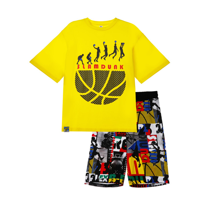 Комплекты детской одежды Playtoday Комплект для мальчика (футболка, шорты) 12211388 комплекты детской одежды carter s комплект для мальчика футболка и шорты 2m996010