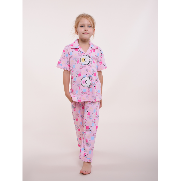 Домашняя одежда Cascatto Пижама для девочки PD28 домашняя одежда лапушка пижама кофточка штанишки для девочки милашка